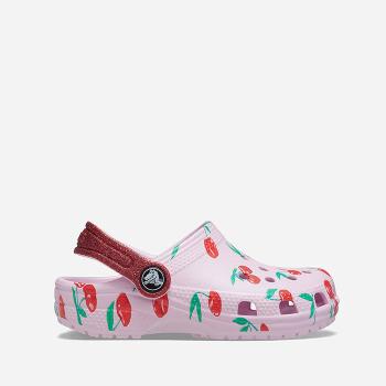 Crocs Classic Food Print Clog Kids 207150 BALLERINA PINK