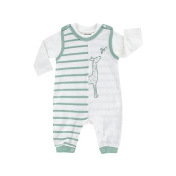 JACKY Romper set ANIMAL FRIENDS off white /ringel