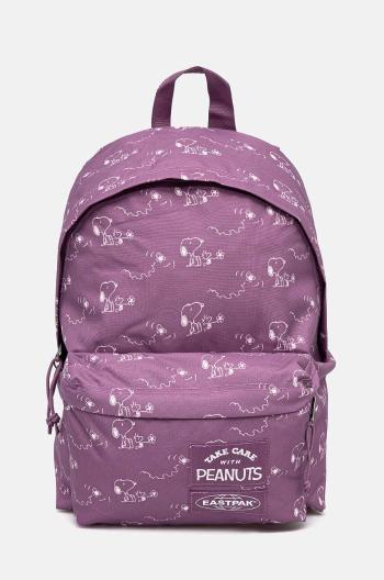 Batoh Eastpak PADDED PAK'R x Peanuts fialová barva, velký, vzorovaný, EK0006206O91