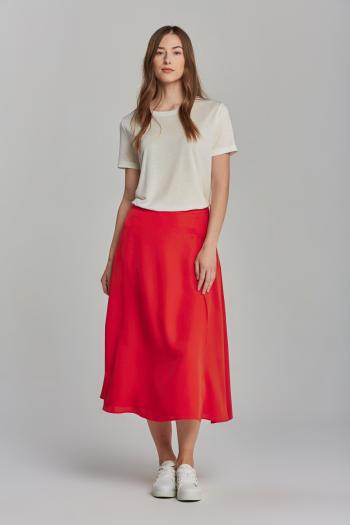 SUKNĚ GANT D1. TWILL WRAP MIDI SKIRT červená 40