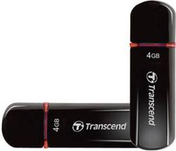 USB flash disk Transcend JetFlash® 600 TS4GJF600, 4 GB, USB 2.0, modrá