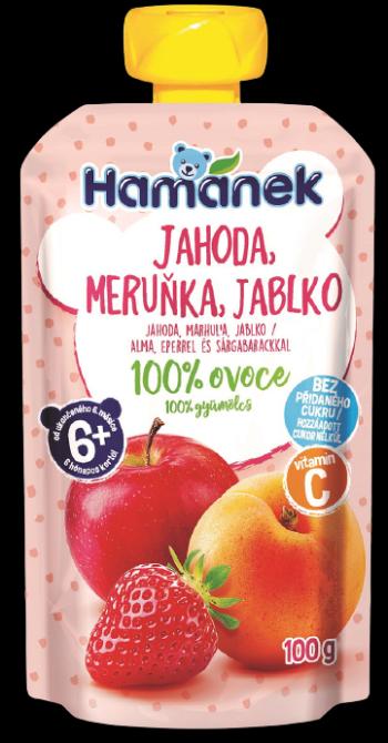 Hamánek Kapsička Jahoda, meruňka, jablko 100 g