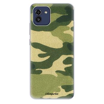 Odolné silikonové pouzdro iSaprio - Green Camuflage 01 - Samsung Galaxy A03