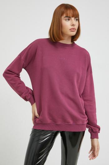 Mikina Cross Jeans dámská, fialová barva, hladká