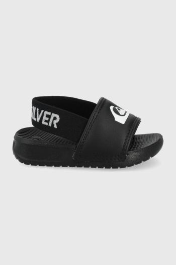 Dětské sandály Quiksilver černá barva