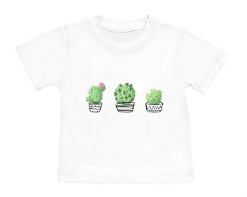 Tričko pro miminko Kaktusy