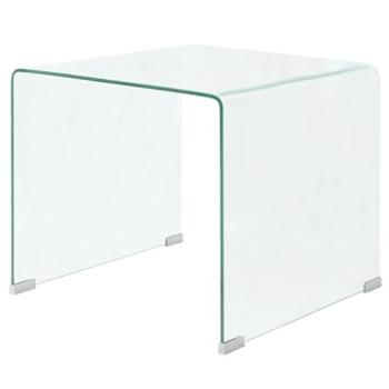 Konferenční stolek tvrzené sklo 49,5x50x45 cm čiré (244188)