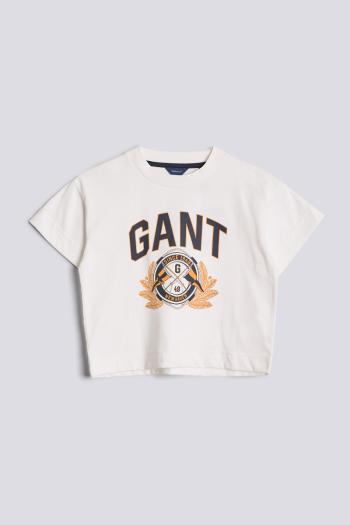 TRIČKO GANT D1. GANT SAILING CREST SS T-SHIRT bílá 170