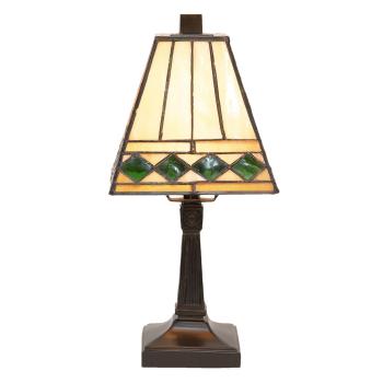 Stolní lampa Tiffany Pyramid - Ø 20*30 cm 5LL-5994