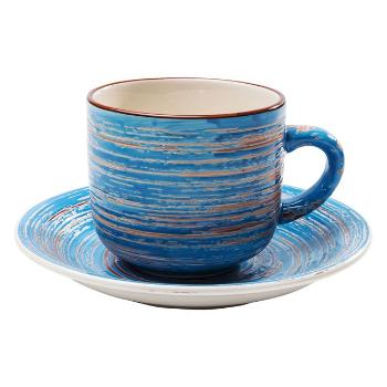 Set na kafe Swirl Blue