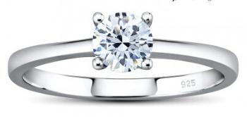 Silvego Stříbrný prsten MADISON se Swarovski Zirconia JJJR2339sw 49 mm