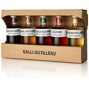 Galli degustační sada likérů 5×0,05l 27% (0724751976277)
