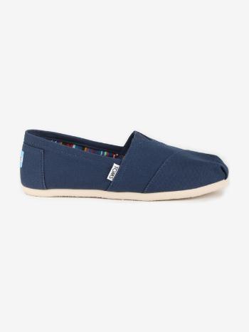 TOMS Slip On Modrá