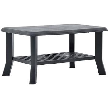Konferenční stolek antracitový 90x60x46 cm plast (48795)