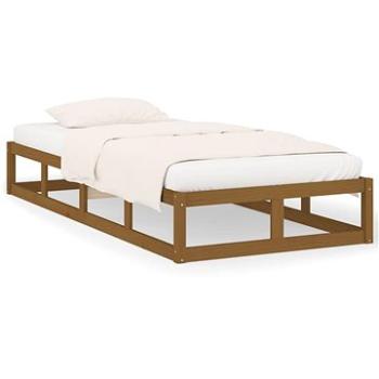 Rám postele medově hnědý 75 × 190 cm Small Single masivní dřevo, 820824 (820824)