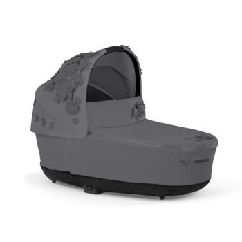 CYBEX Priam 4.0 Lux Carry Cot Simply Flowers Collection dark grey