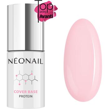 NeoNail Cover Base Protein podkladový a vrchní lak pro gelové nehty odstín Nude Rose 7,2 ml