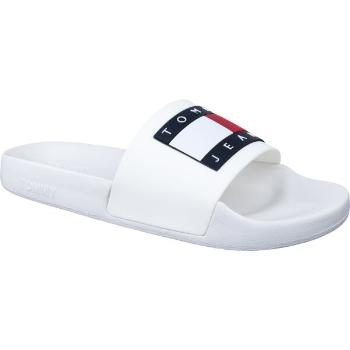 Tommy Hilfiger FLAG POOL SLIDE Pantofle, bílá, velikost 44