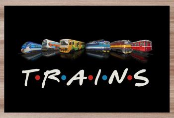 Prostírání Trains