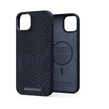 Njord iPhone 14 Plus Salmon Leather Magsafe Case Black (NA42SL00)