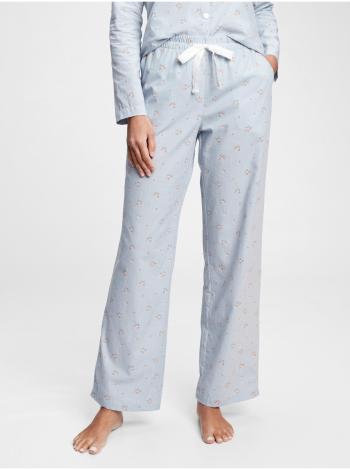 Modré dámské pyžamové kalhoty pajama pants