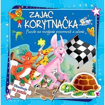 Zajac a korytnačka Puzzle na rozvíjanie pozornosti a učenie: Obsahuje 6x puzzle (978-80-8444-034-9)