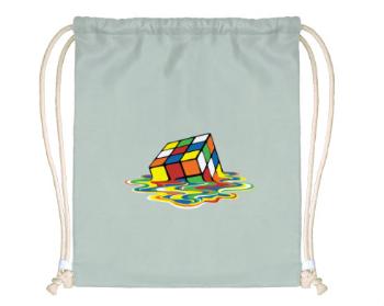 Celopotištěný vak na záda Melting rubiks cube