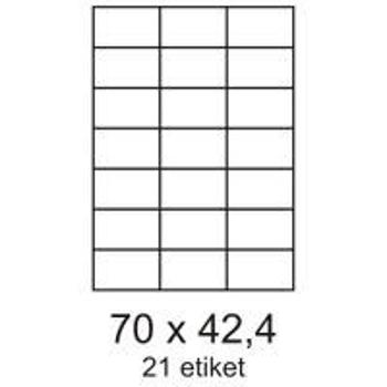 Etikety 70x42,3mm 21etiket na archu 100listů Label