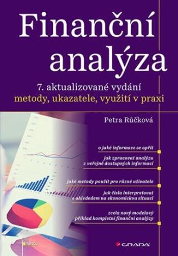 Finanční analýza - metody, ukazatele a využití v praxi - Petra Růčková