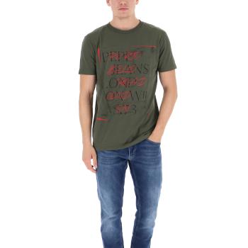 Pepe Jeans pánské khaki tričko Barret