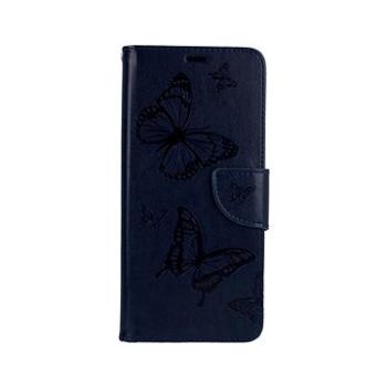 TopQ Samsung A22 5G knížkové Butterfly modré tmavé 63568 (Sun-63568)