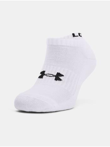 Ponožky Under Armour Core No Show 3Pk - bílá