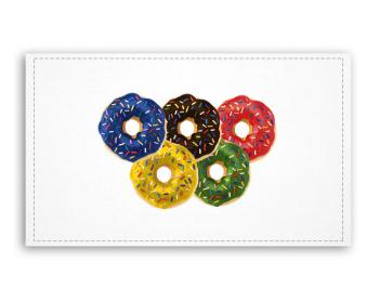 Fotoobraz 120x70 cm velký Donut olympics