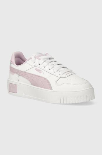 Dětské sneakers boty Puma Carina Street Jr bílá barva