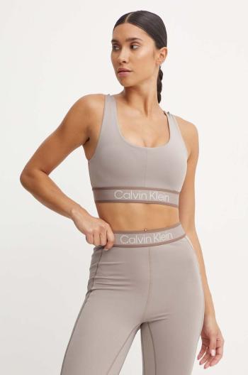 Sportovní podprsenka Calvin Klein Performance šedá barva, 00GWF4K115