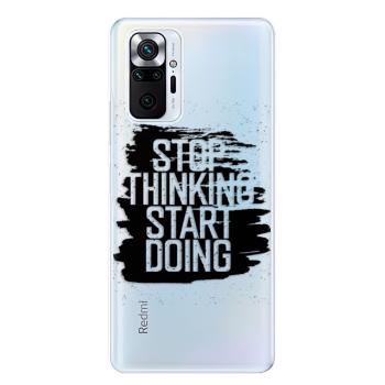 Odolné silikonové pouzdro iSaprio - Start Doing - black - Xiaomi Redmi Note 10 Pro