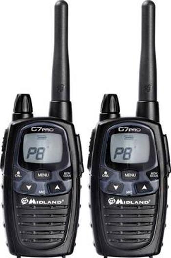 PMR a LPD radiostanice Midland G7 Pro Twin C1090.13, sada 2 ks