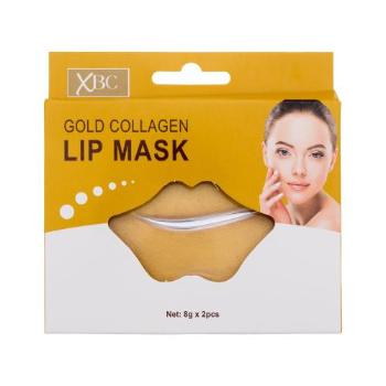 Xpel Gold Collagen Lip Mask pleťová maska maska na rty 2 x 8 g pro ženy proti vráskám; na dehydratovanou pleť