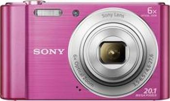 Digitální fotoaparát Sony Cyber-Shot DSC-W810P, 20.1 Megapixel, Zoom (optický): 6 x, růžová