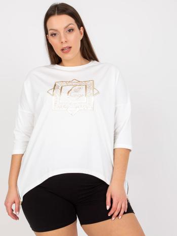 BÍLÁ HALENKA SE ZIPEM RV-BZ-7741.43P-WHITE Velikost: ONE SIZE