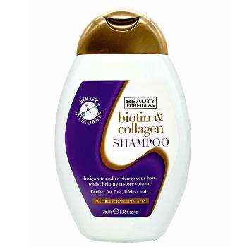 Beauty Formulas Šampón s biotinem a kolagenem pro jemné unavené vlasy 250 ml