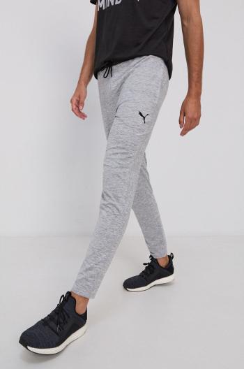 Kalhoty Puma 520872 pánské, šedá barva, melanžové