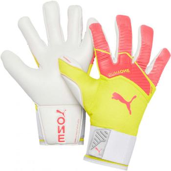 Puma ONE GRIP 1 HYBRID PRO Pánské brankářské rukavice, růžová, velikost 11