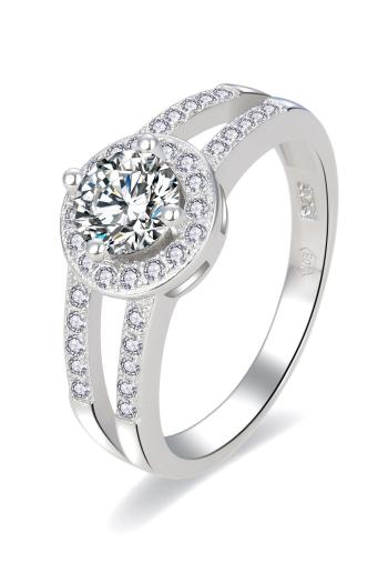 MOISS Stylový třpytivý prsten ze stříbra Serafina R00027 60 mm