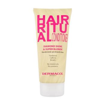 Dermacol Hair Ritual Super Blonde Conditioner 200 ml kondicionér pro ženy na blond vlasy