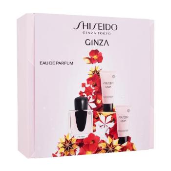 Shiseido Ginza dárková kazeta parfémovaná voda 50 ml + tělové mléko 50 ml + sprchový krém 50 ml pro ženy