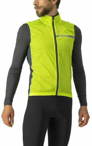 Castelli Squadra Stretch Vesta Electric Lime/Dark Gray S