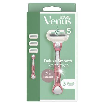 Gillette Venus Sensitive Rose Gold strojek + 3 hlavice 4 ks