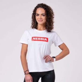 Dámské tričko Basic White S - NEBBIA