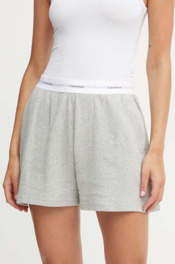 Pyžamové šortky Calvin Klein Underwear dámské, šedá barva, 000QS7275E